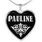 Pauline v01s - Heart Pendant Luxury Necklace