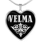 Velma v01s - Heart Pendant Luxury Necklace