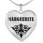 Marguerite v01 - Heart Pendant Luxury Necklace