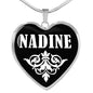 Nadine v02 - Heart Pendant Luxury Necklace