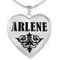 Arlene v01 - Heart Pendant Luxury Necklace