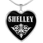 Shelley v01s - Heart Pendant Luxury Necklace