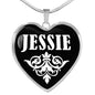 Jessie v02 - Heart Pendant Luxury Necklace