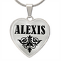 Alexis v01 - Heart Pendant Luxury Necklace