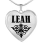 Leah v01 - Heart Pendant Luxury Necklace