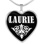 Laurie v02 - Heart Pendant Luxury Necklace