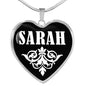 Sarah v02 - Heart Pendant Luxury Necklace