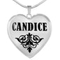 Candice v01 - Heart Pendant Luxury Necklace