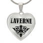 Laverne v01 - Heart Pendant Luxury Necklace
