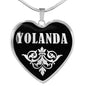 Yolanda v01s - Heart Pendant Luxury Necklace