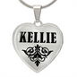 Kellie v01 - Heart Pendant Luxury Necklace