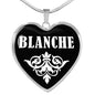 Blanche v02 - Heart Pendant Luxury Necklace