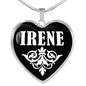 Irene v02 - Heart Pendant Luxury Necklace