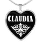 Claudia v02 - Heart Pendant Luxury Necklace
