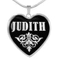 Judith v01s - Heart Pendant Luxury Necklace