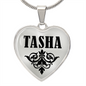 Tasha v01 - Heart Pendant Luxury Necklace