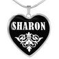 Sharon v02 - Heart Pendant Luxury Necklace