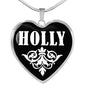 Holly v02 - Heart Pendant Luxury Necklace