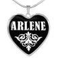 Arlene v02 - Heart Pendant Luxury Necklace