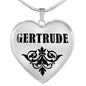 Gertrude v01 - Heart Pendant Luxury Necklace