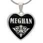 Meghan v02 - Heart Pendant Luxury Necklace
