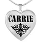 Carrie v01 - Heart Pendant Luxury Necklace