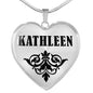 Kathleen v01 - Heart Pendant Luxury Necklace