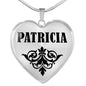 Patricia v01 - Heart Pendant Luxury Necklace