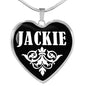 Jackie v02 - Heart Pendant Luxury Necklace