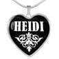 Heidi v02 - Heart Pendant Luxury Necklace
