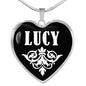 Lucy v02 - Heart Pendant Luxury Necklace