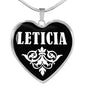 Leticia v02 - Heart Pendant Luxury Necklace