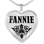 Fannie v01 - Heart Pendant Luxury Necklace
