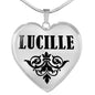 Lucille v01 - Heart Pendant Luxury Necklace