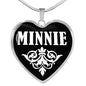 Minnie v02 - Heart Pendant Luxury Necklace