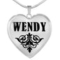 Wendy v01 - Heart Pendant Luxury Necklace