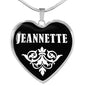 Jeannette v02 - Heart Pendant Luxury Necklace