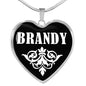 Brandy v02 - Heart Pendant Luxury Necklace