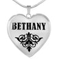 Bethany v01 - Heart Pendant Luxury Necklace