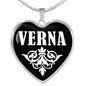 Verna v02 - Heart Pendant Luxury Necklace