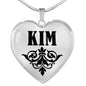 Kim v01 - Heart Pendant Luxury Necklace