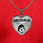 Mama, Est. 1991 - Heart Pendant Luxury Necklace