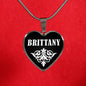 Brittany v02 - Heart Pendant Luxury Necklace