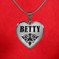 Betty v01 - Heart Pendant Luxury Necklace