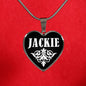 Jackie v02 - Heart Pendant Luxury Necklace