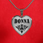 Donna v01 - Heart Pendant Luxury Necklace