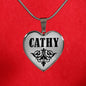 Cathy v01 - Heart Pendant Luxury Necklace