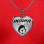 Mama, Est. 1978 - Heart Pendant Luxury Necklace