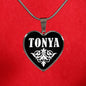 Tonya v02 - Heart Pendant Luxury Necklace