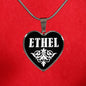 Ethel v02 - Heart Pendant Luxury Necklace